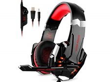 Redfire Stereo Gaming Headset For Ps4, Pc, Xbox One Controller, Noise Cancelling