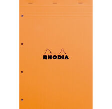 [ref:20200-o-4] Rhodia Lot De 4 Blocs Orange N°20 21x31,8cm 80f Agrafées 80g