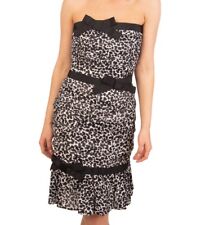 Rrp€390 Boutique Moschino Pencil Dress Size 42 / M Silk Blend Bow Details Draped