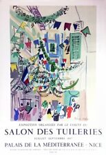 Salon Tuileries Nice 1957 Romo - Poster Hq 40x60cm D'une Affiche Vintage
