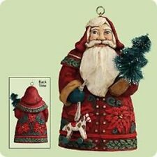 Santas From Around The World Germany 2004 Hallmark Ornament Horse Pull Toy