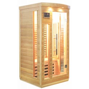 Sauna Infrarouge Panneaux Carbone 1500w 1 Place - SnÖ