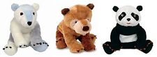 Set: Polar/brown/panda Bear By Eric Carle -3 Plush Toys