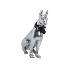 Silver Horse Dog Resin Ornaments Office Living Room Decorations Belgian Malinois