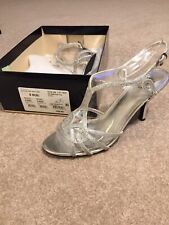 Silver Sparkly Women's Wedding/formal, Three Inch Heels, Size 9