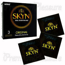 Skyn Original Condoms Ultra Mince Sans Latex Polyisoprene Au Détail Boîte De 3