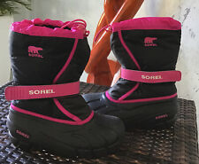 Sorel Flurry Children’s Girl’s Winter Snow Rain Waterproof Boots Sz 3 Brand New