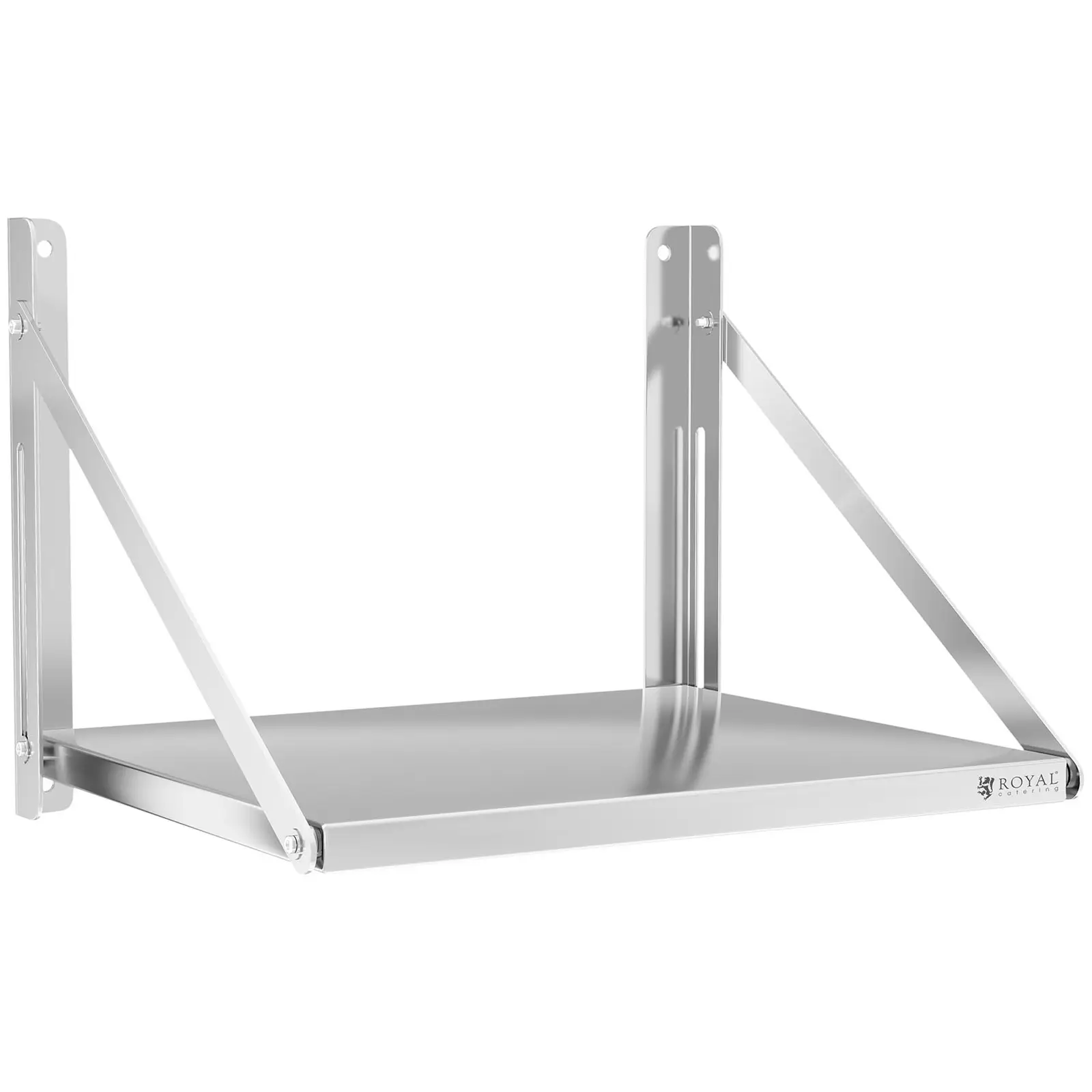 Stainless Steel Wall Shelf Folding Shelf Commercial Kitchen Shelf 60x45cm 40kg