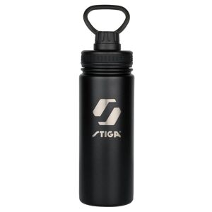 Stiga Water Bottle Steel Black - 550ml