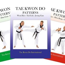 Tae Kwon Do Patterns Multi-book Offer, Chon Ji– Choong Moo, White Belt-black Tag