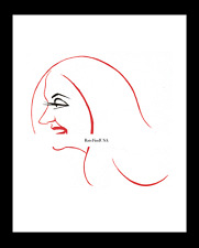 Tallulah Bankhead 1942-rpt Broadway Star The Skin Of Our Teeth Caricature Matted