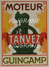 Tanvez Moteur Guingamp Ryhb - Poster Hq 40x60cm D'une Affiche Vintage