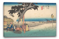 Toile/cadres Utagawa Hiroshige - Fukuroi; De Chaya