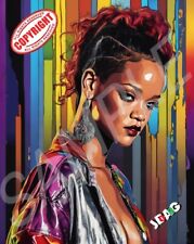 Toile Canvas Affiche Rihanna Collection Rare Unique Décoration