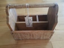 Tommy Bahama Wooden Utensil Caddy Distressed Look Napkins Good For Picknic Nwt