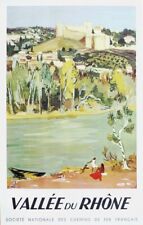 Tourisme Vallée Du Rhône Rqih-poster Hq 40x60cm D'une Affiche Vintage