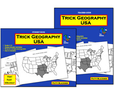 Trick Geography: Usa--set (stud Book/teacher Guide) Curriculum By Patty Blackmer