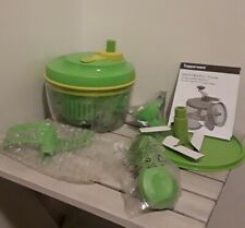 Tupperware Quick Chef Pro Food Chopper Manual Processor Kitchen Tool Wash Basket