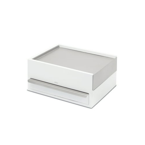 Umbra - Stowit Jewellery Box - White/nickel