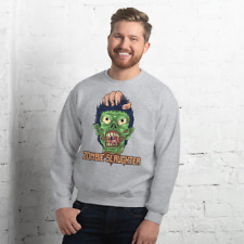Unisex Zombie Slaughter Sweatshirt ,funny High Quality Zombie Long Sleeve Shirt