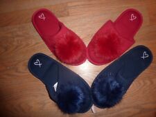 Victorias Secret Faux Fur Ball Slippers Choice Nwt