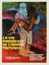Vie Amoureuse De L'homme Invisible,vernon, Repro Affiche Sur Toile 340g,(60x80)