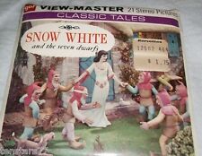 Vintage 1955 Snow White The Seven Dwarfs Gaf View-master With Booklet Sealed New
