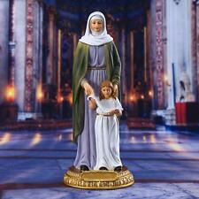 Vintage Saint Anne Mary Chalkware Statue Catholique Sainte Anne Et Mary