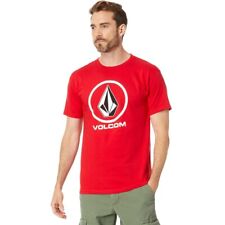 Volcom Homme Crisp Pierre Rouge T-shirt Vêtements Habillement