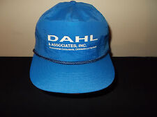 Vtg-1990s Dahl & Associates Nylon Rope Snapback Hat Sku24