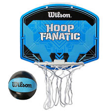 Wilson Hoop Fanatic Mini Hoop Wtba00436, Unisexe, Panneaux De Basket, Bleu