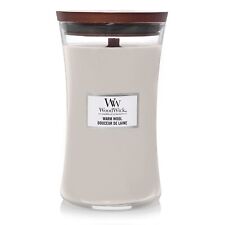 Woodwick - Bougie Sablier Grand - Warm Wool - Promo -25%