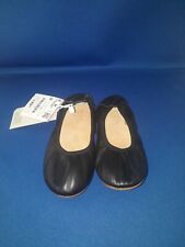 Zara Baby Black Leather Ballet Shoes Toddler Shoes 7.5