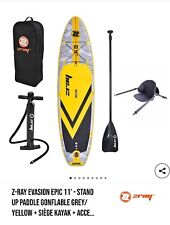 Zray Evasion Deluxe 11.0 Sup Board Stand Up Paddle Surfboard Gonflable Yellow 